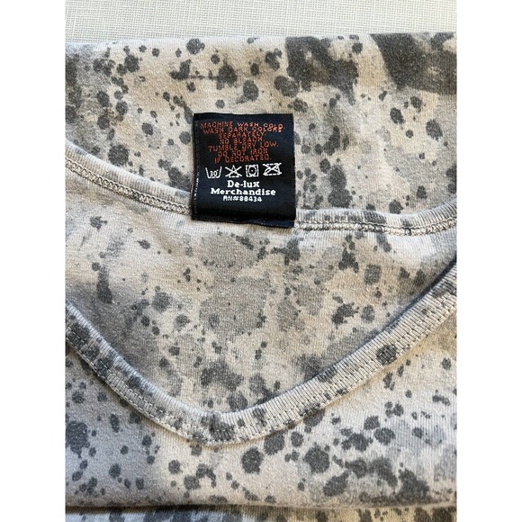 Harley Davidson Women’s Med Beaded Brown w/Black Speckles Short Sleeve T Shirt - Picture 4 of 6